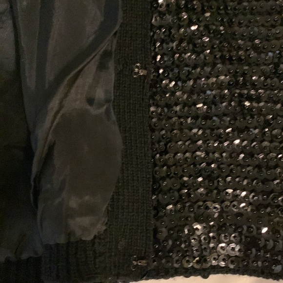 Vintage 1950s Sequin Open Cropped Cardigan - Picture 9 of 11